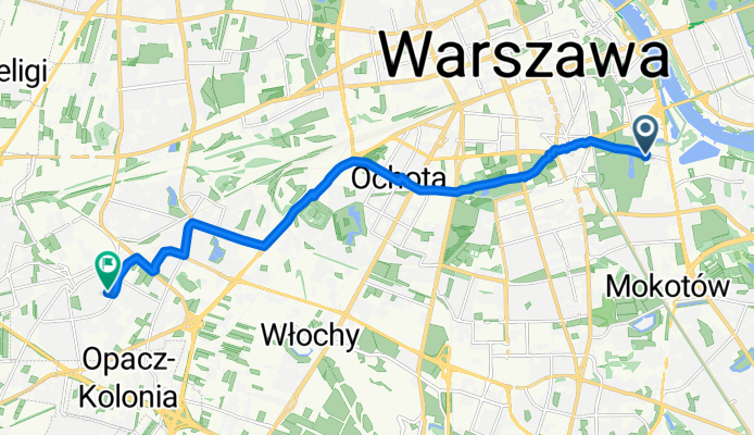 29 Listopada, Warszawa do Obrońców Helu, Warszawa