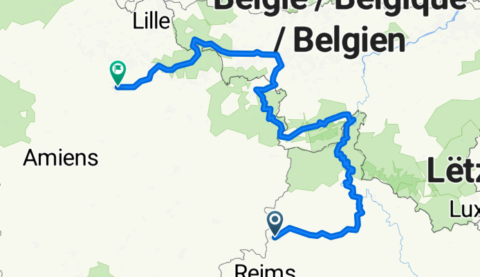 De Rue de la Barre Bis à Rue de Lolliette