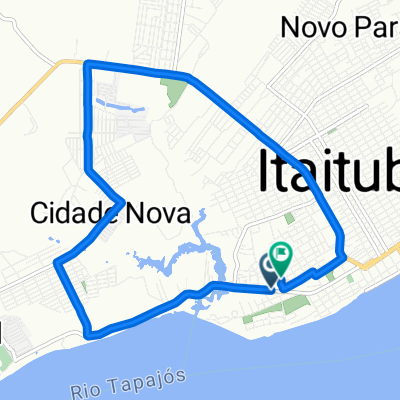 Rota para Travessa Romilson Pereira Mendes, Itaituba