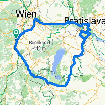 Von Baden über Bratislava nach Sa-Ra Termal Kemping und zurück