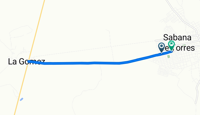 De Calle # 25-6 a Carrera # 17-17