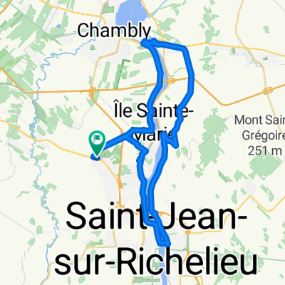 boucle Gravel chambly St-Jean