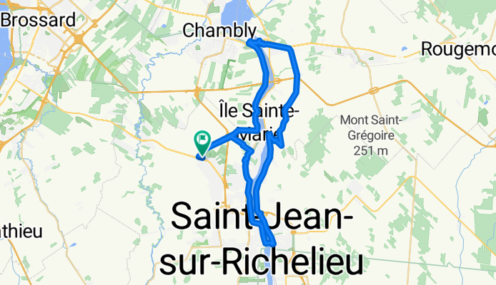 boucle Gravel chambly St-Jean