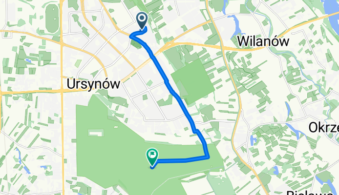 Nugat, Варшава до Ursynów, Варшава