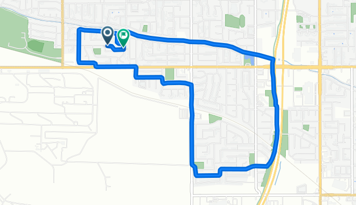quick ride on Mountain View trail