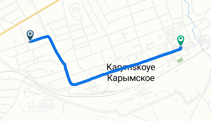 От Заводская улица до Ленинградская улица