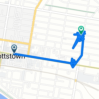 East High Street to North Washington Street