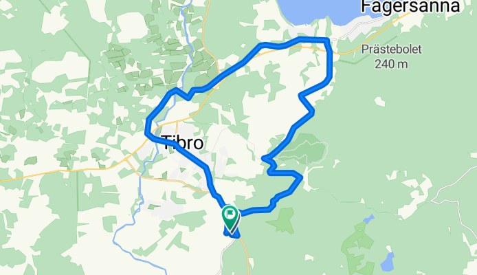 Route in Tibro