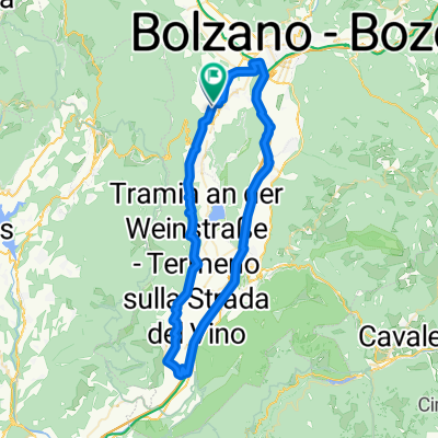 Route in Eppan an der Weinstrasse