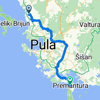 Galižanska cesta, Fažana - Selo, Premantura
