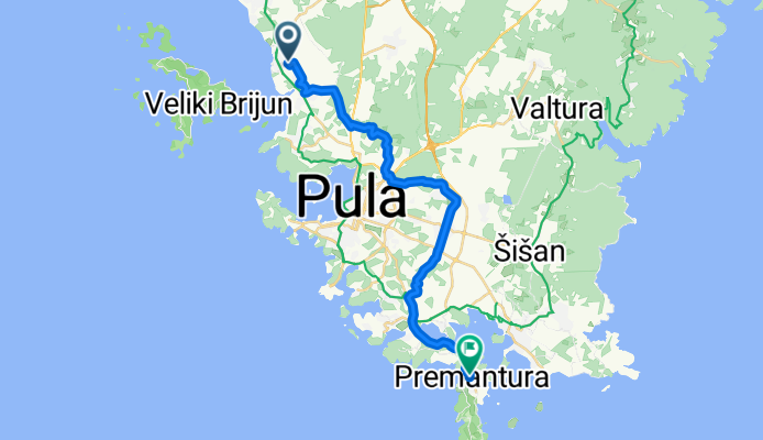 Galižanska cesta, Fažana - Selo, Premantura