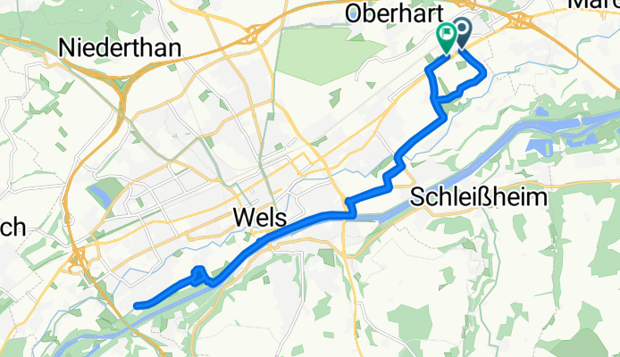 Saarstraße, Wels nach Saarstraße, Wels