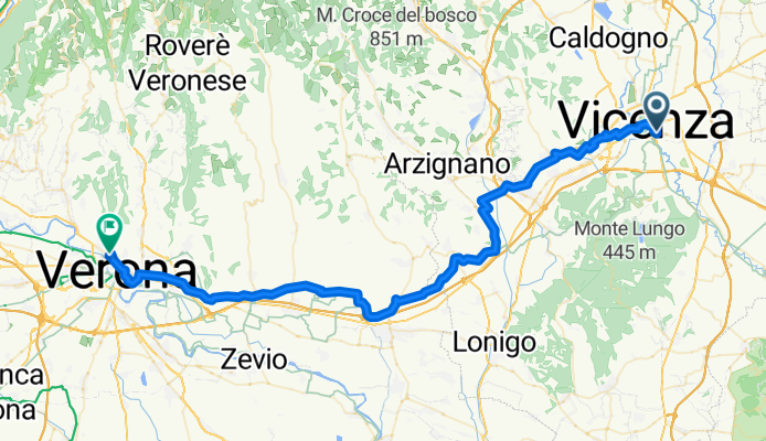 From Vicenza to Verona