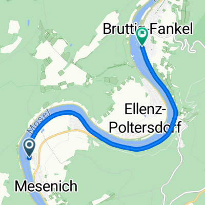 Wiesenweg 25a nach Moselstraße