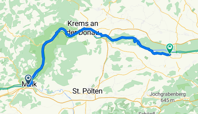 Melk Bahnhof nach Josef Reiter Straße