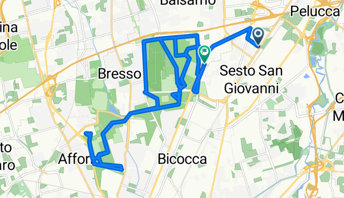 Via Francesco Petrarca, Сесто-Сан-Джованни до Via Milanese, Чинизелло-Бальсамо