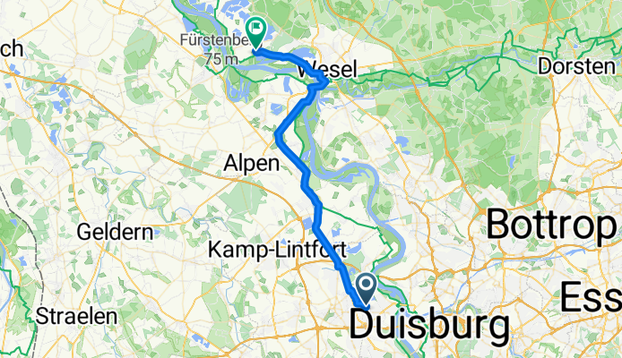 Cecilienstraße, Moers nach Westerheide, Wesel