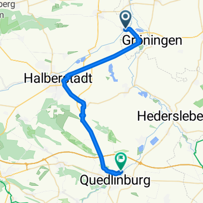 Fliederweg, Schwanebeck nach Ditfurter Weg, Quedlinburg