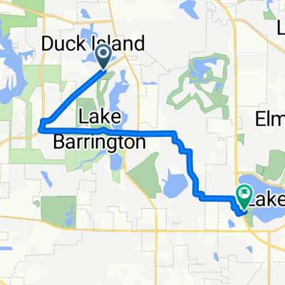 N Kelsey Rd, Lake Barrington to S Rand Rd, Lake Zurich