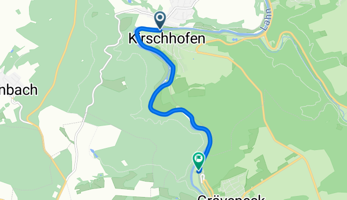 Odersbach to Graveneck (Lahnradweg)
