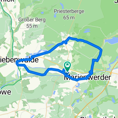 Zum Wasserkreuz, Wandlitz nach Zum Wasserkreuz, Wandlitz