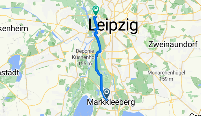 Ring, Markkleeberg nach Goyastraße, Leipzig