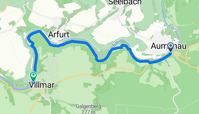 Aumenau to Villmar (Lahnradweg)