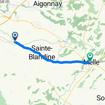 Rue du Château de la Voûte to Rue des Huileries Bis