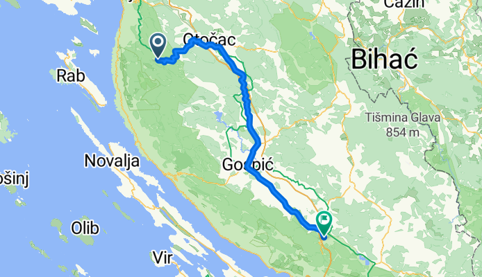 From Senj to Sveti Rok