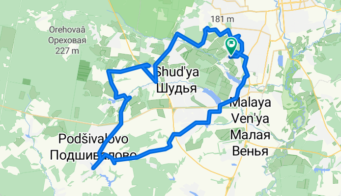 Умеренный маршрут