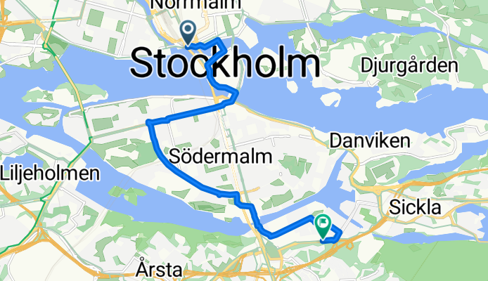 Klara Mälarstrand, Stockholm a Hammarbyvägen, Stockholm