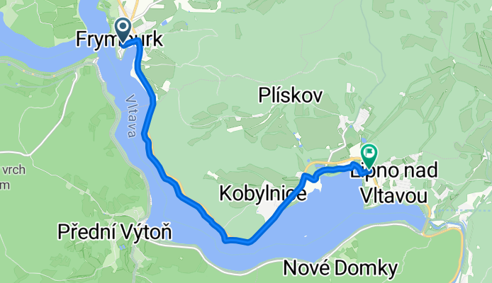 Frymburk do Lipno nad Vltavou