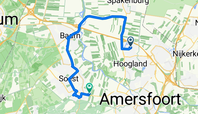 Waterscheerling, Amersfoort naar Birkstraat, Soest