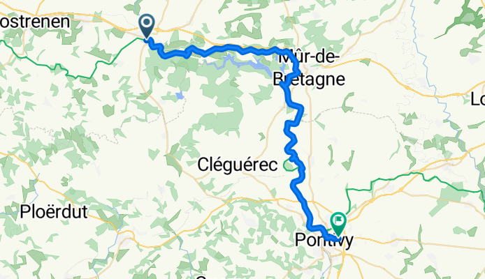 From Gouarec to Pontivy, day 2