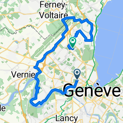 Route to Le Grand-Saconnex