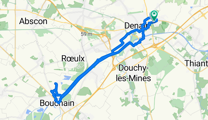 Avenue Léon Blum, Denain à Avenue Léon Blum, Denain