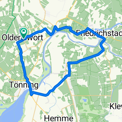 Kirchenfenne, Oldenswort nach Kirchenfenne, Oldenswort