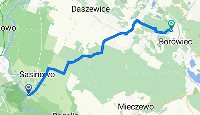 Kościelna do Rekreacyjna 77a