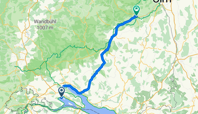 Radolfzell am Bodensee - Ehingen an der Donau