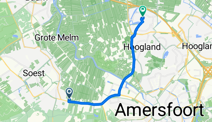 Birkstraat, Soest naar Waterscheerling, Amersfoort