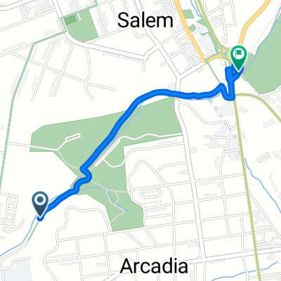 South Central, Winston-Salem to Salem Creek Greenway, Winston-Salem