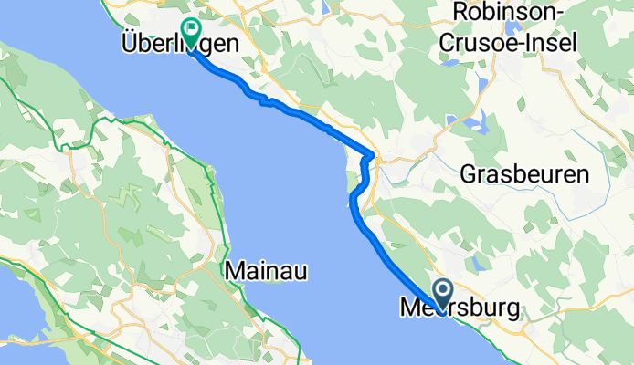 Unteruhldinger Straße, Meersburg to Münsterstraße, Überlingen