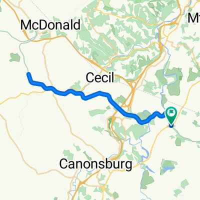 Montour Trail, Canonsburg to Montour Trail, Canonsburg
