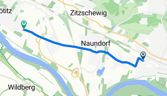 27.07.25 Güterhofstraße, Radebeul nach Naundorfer Straße, Coswig
