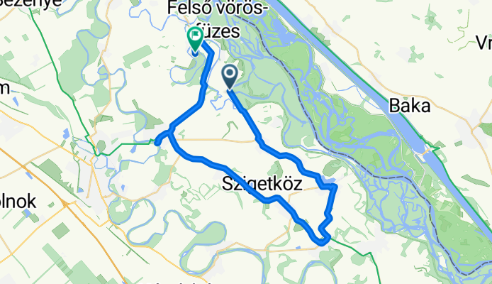 Dunasziget - Sérfenyő utca, Dunasziget