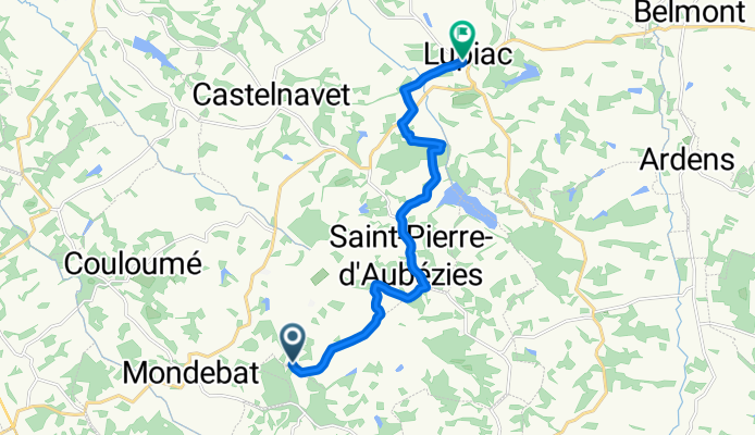 Impasse de Mèque to lupiac