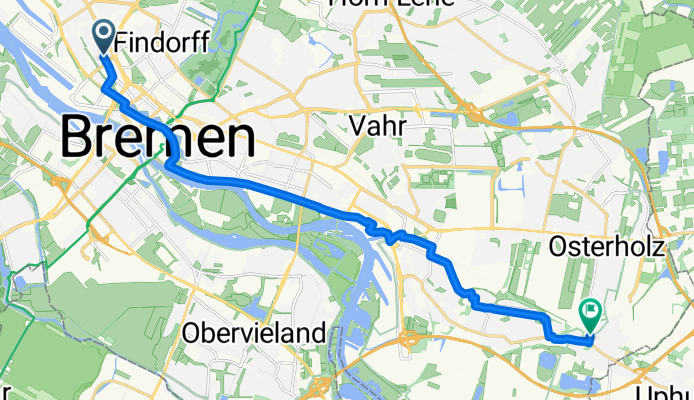 Sankt-Magnus-Straße 46-48 nach Mahndorfer Landstraße 30B