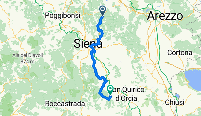 Gaiole in Chianti - Montalcino