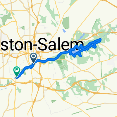 Salem Creek Greenway, Winston-Salem to Peters Creek Pkwy, Winston-Salem