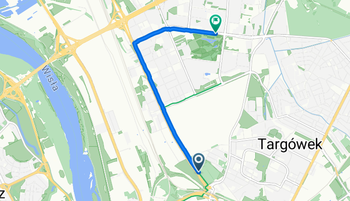 Świętego Jacka Odrowąża, Варшава до Bródno, Варшава